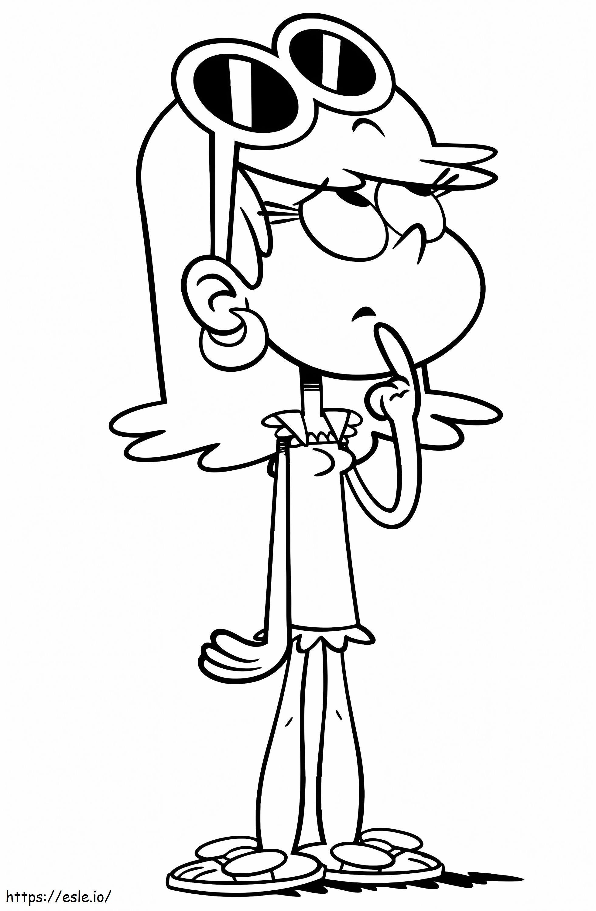 Leni Noisy House Coloring Pages for Kids