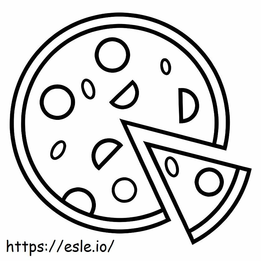 Great Pizza coloring page