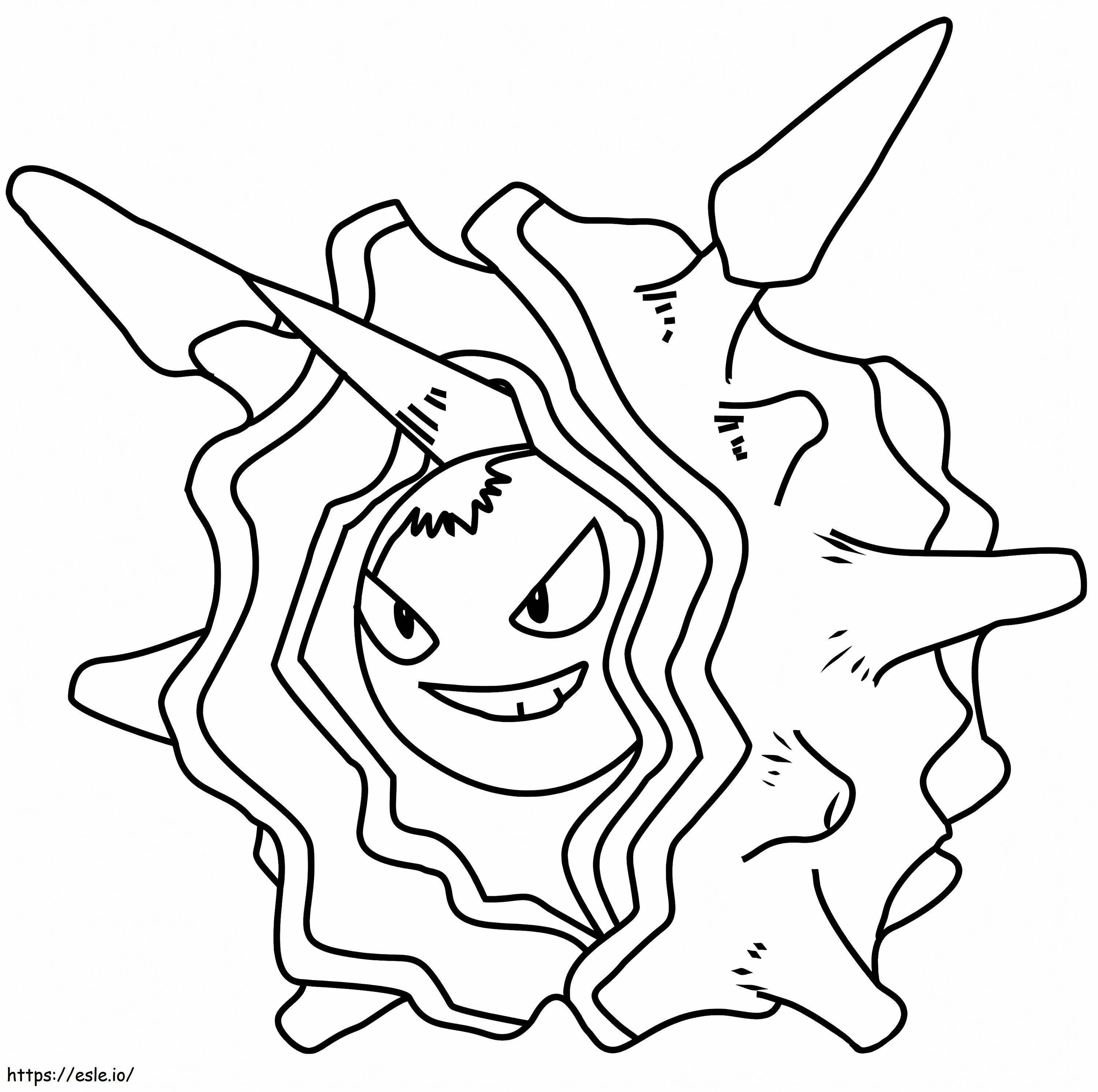 Cloyster Gen 1 Pokemon coloring page