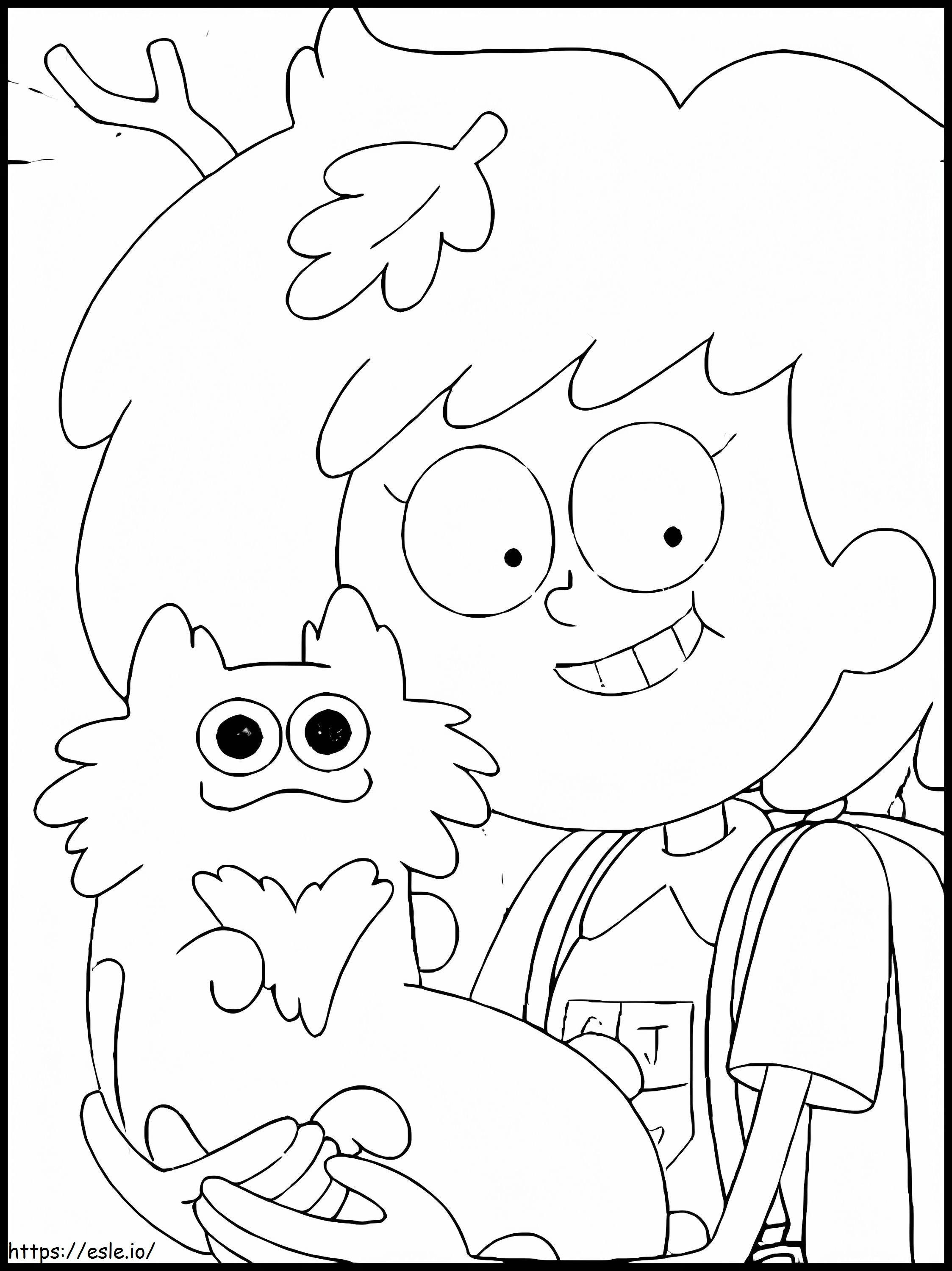 Anne And Pet coloring page