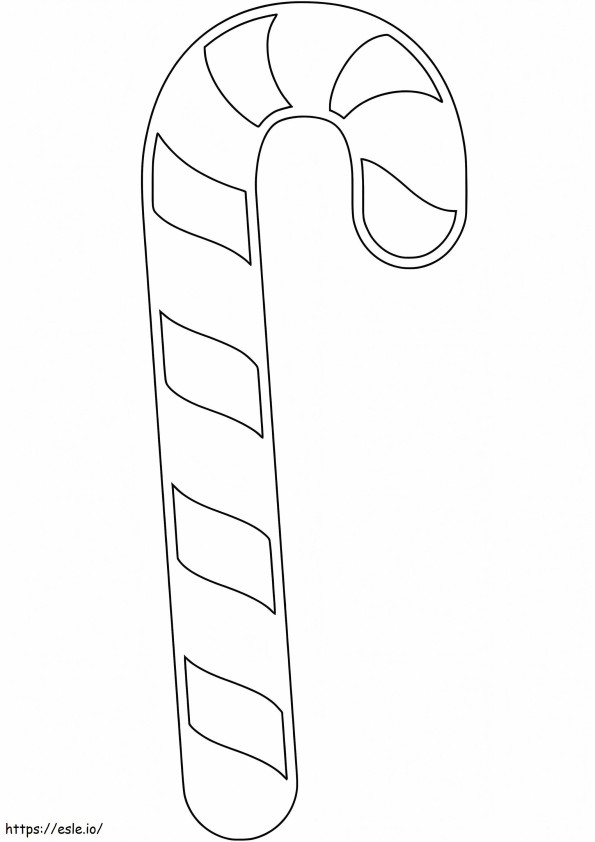 Candy Cane coloring page