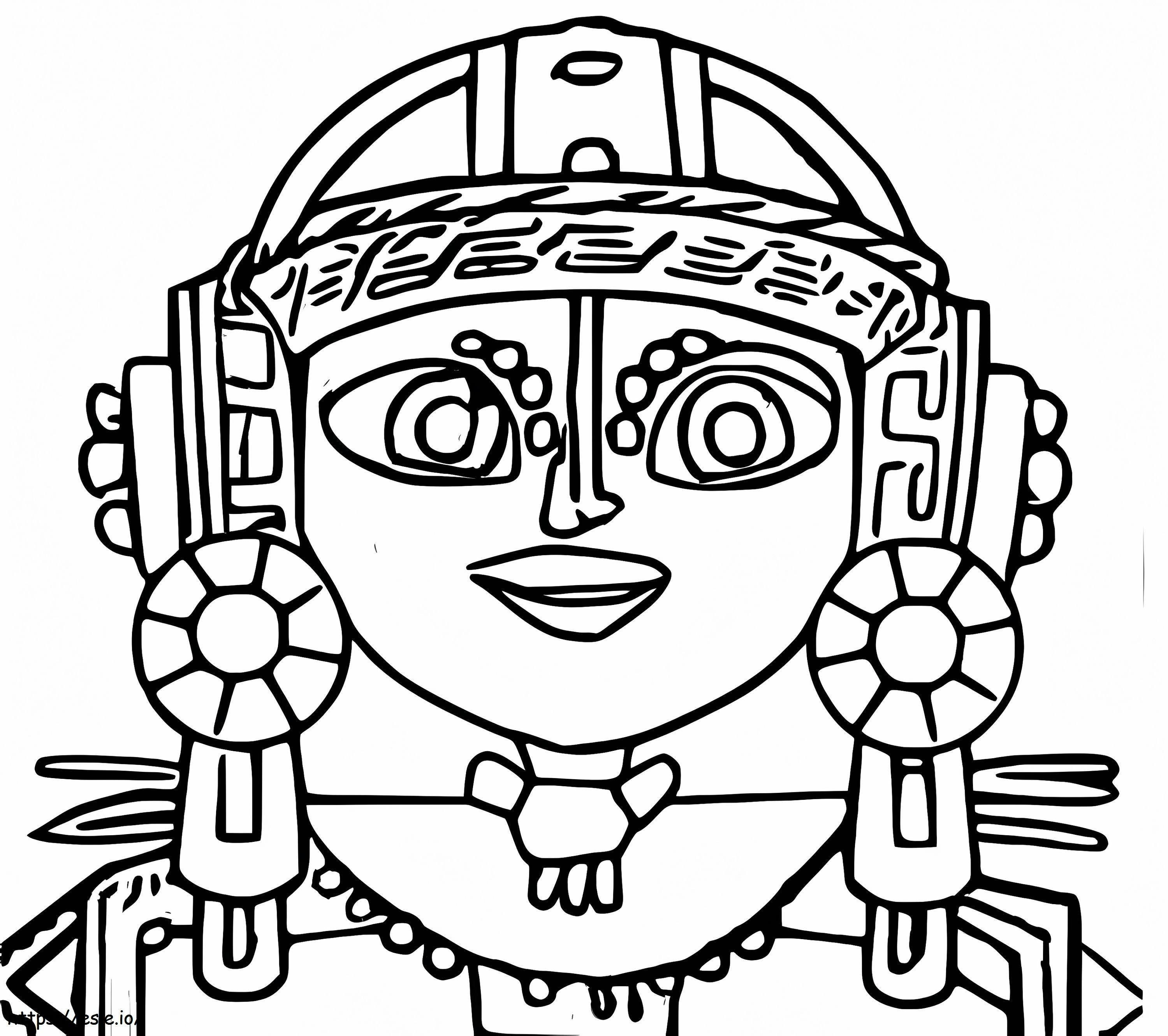 Coloriage Maya de Maya et les trois à imprimer dessin