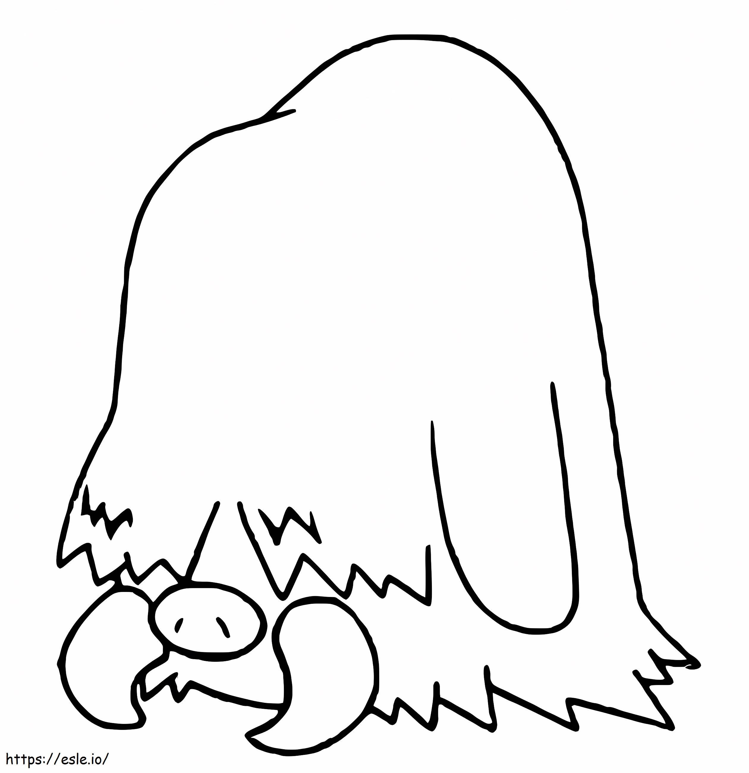 Piloswine Pokemon coloring page