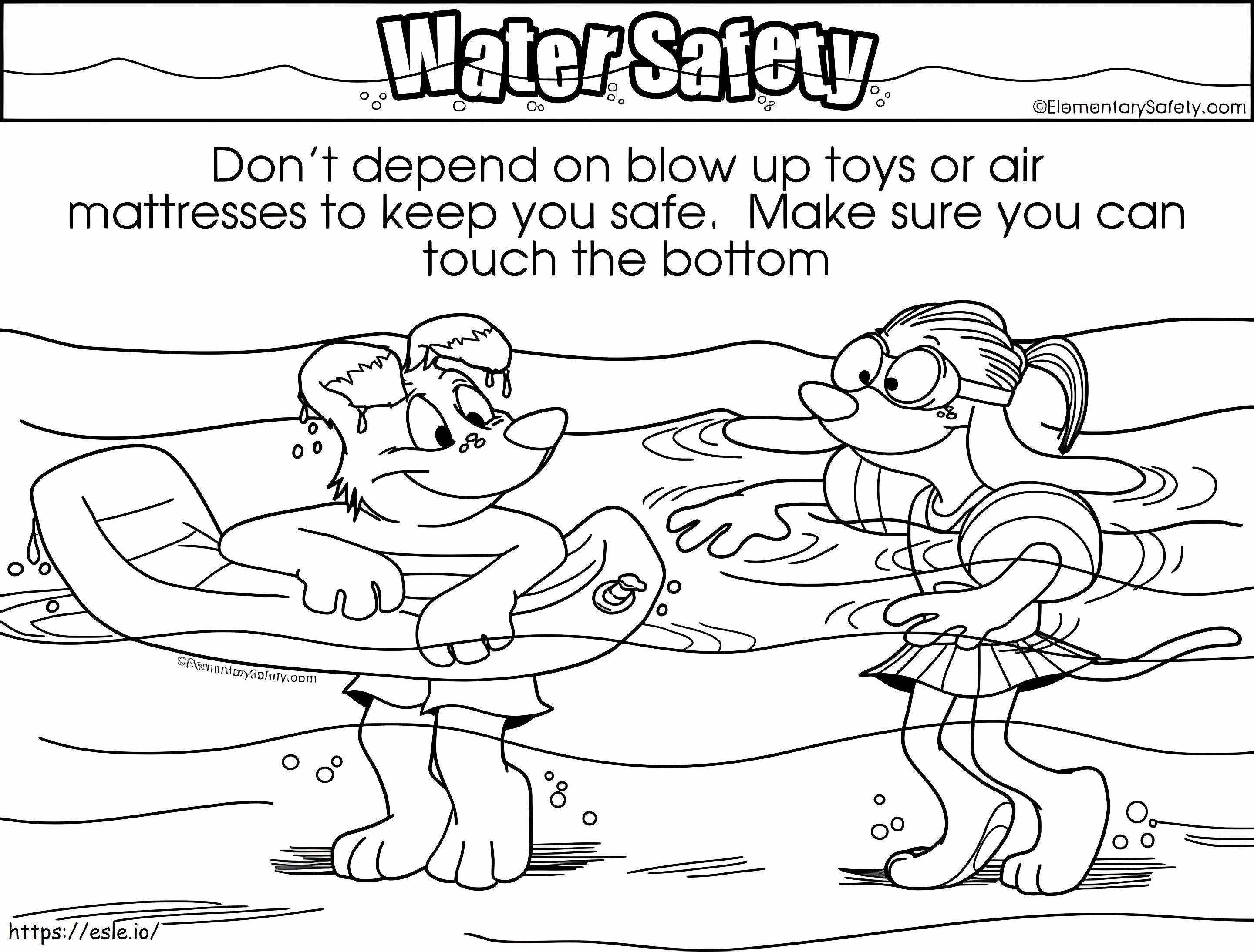 Blow Up Toy Safety kifestő