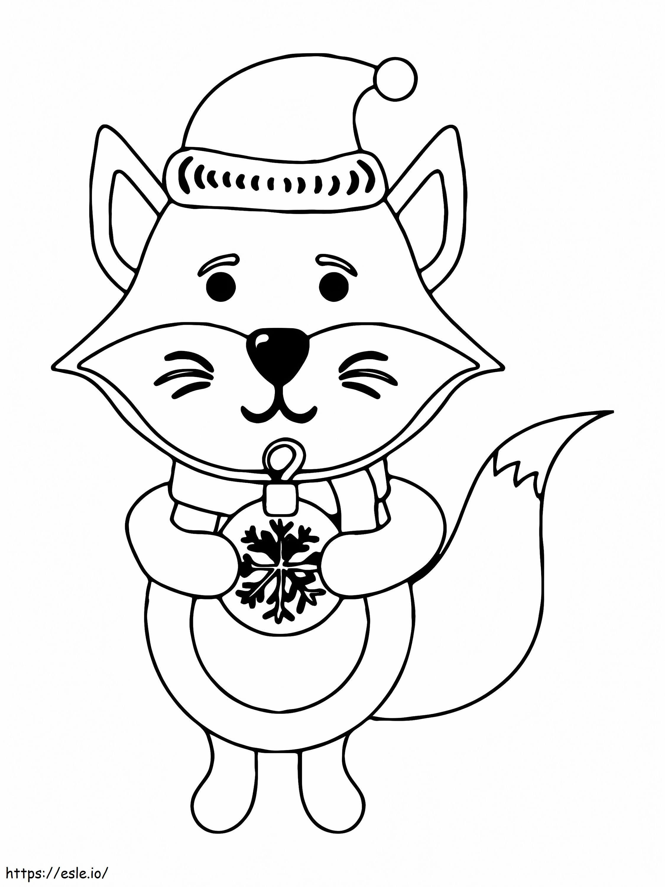 Christmas Pet coloring page