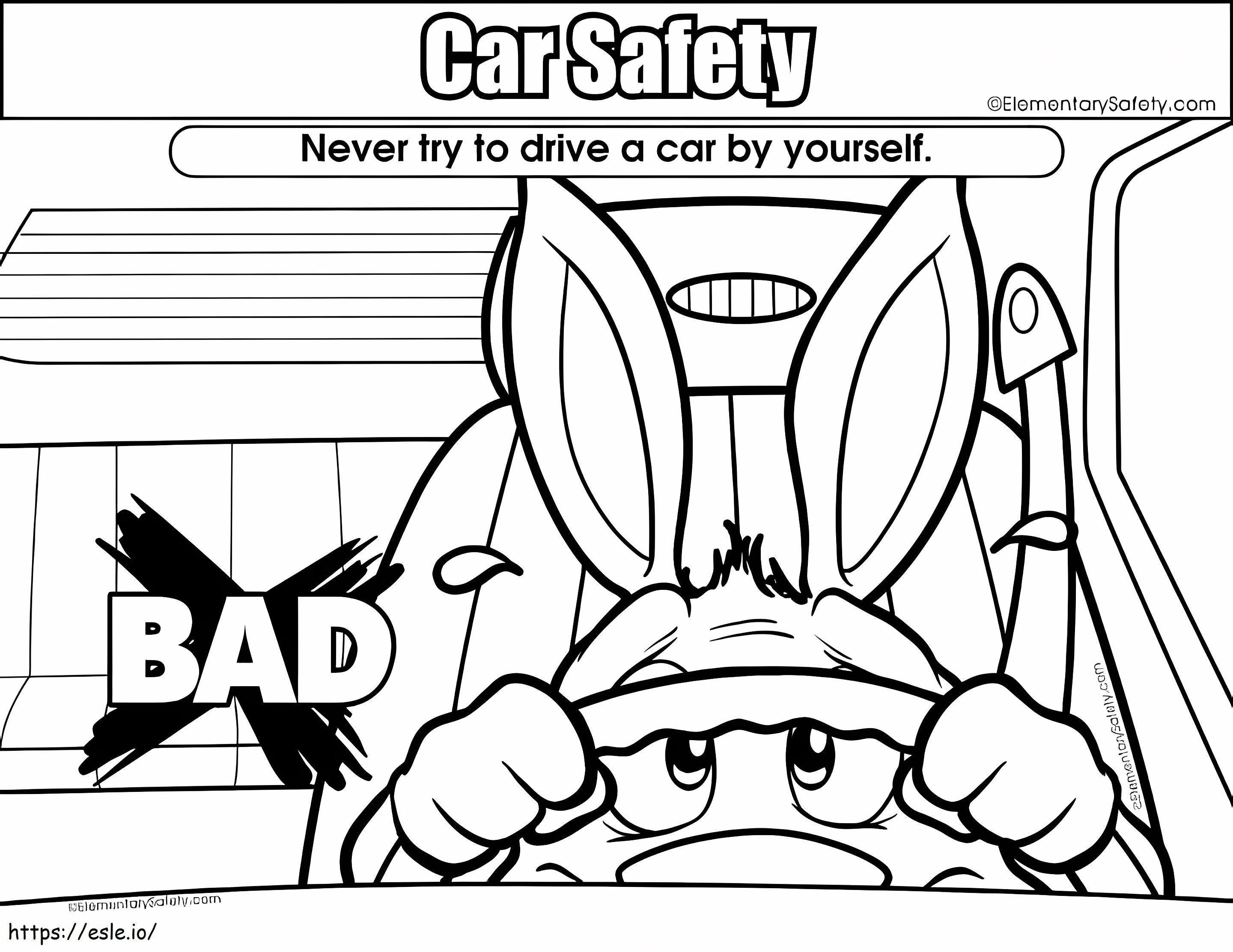 Dont Try Driving coloring page