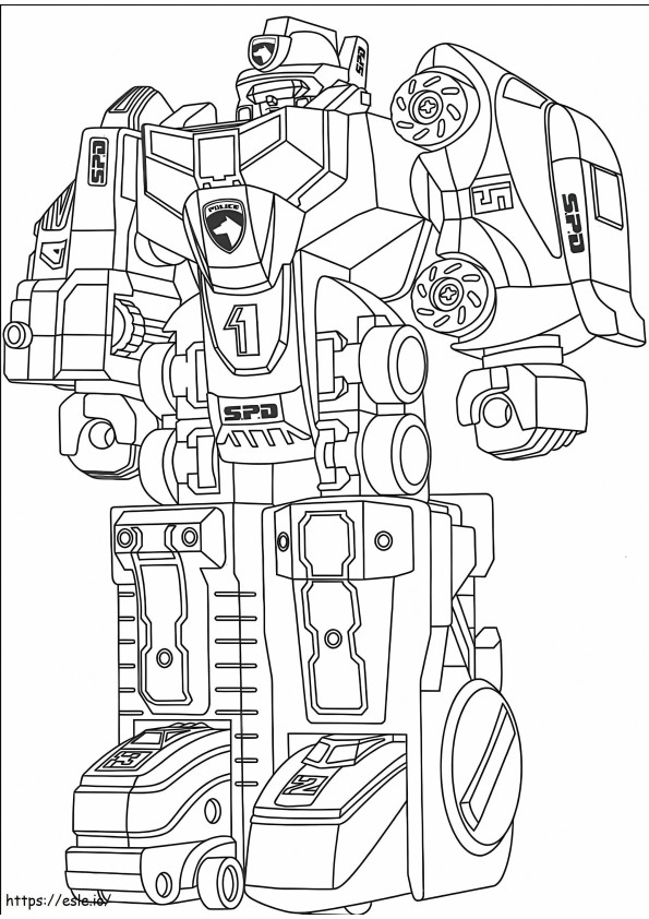 Robot Gigante coloring page