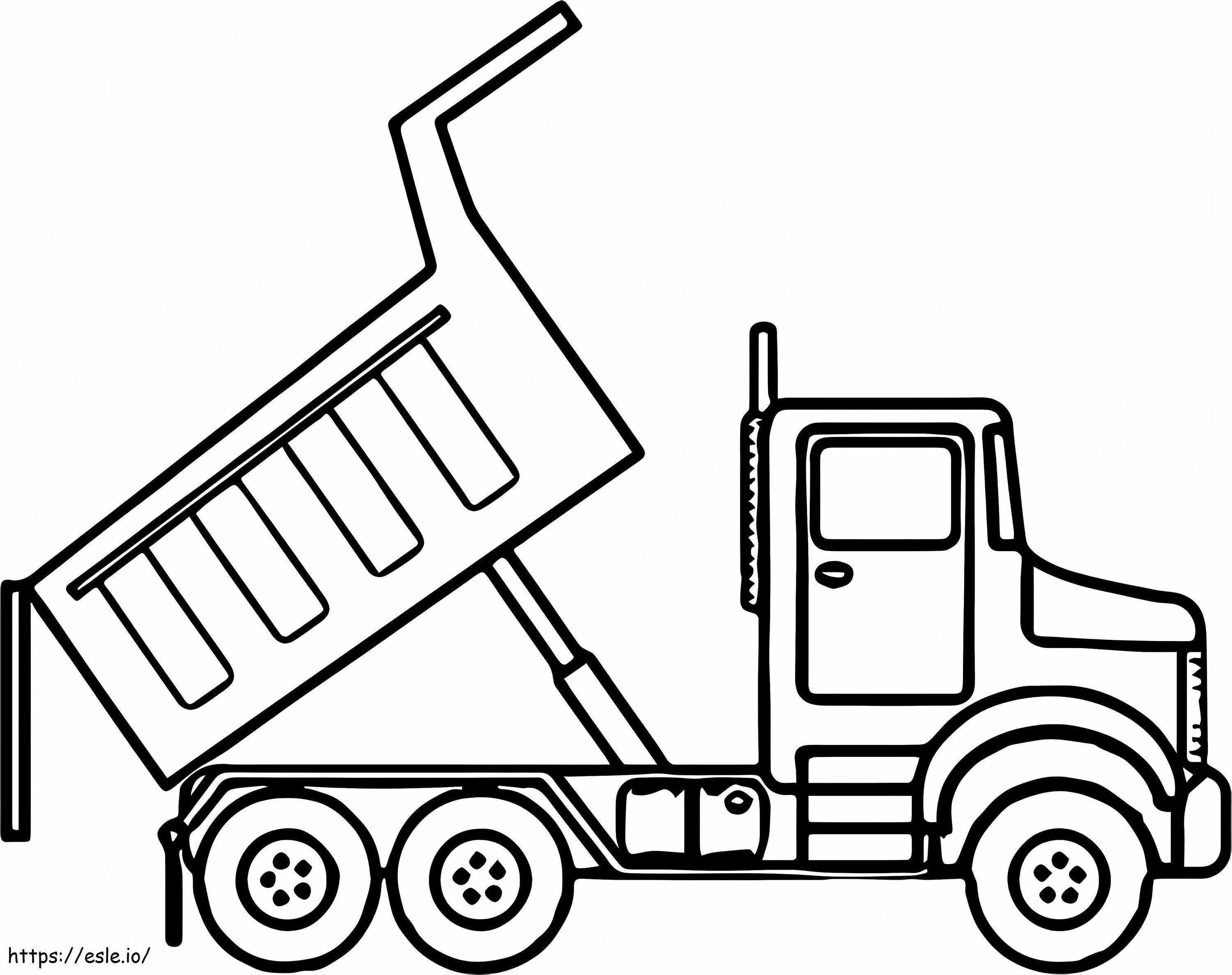 Truck To Color coloring page