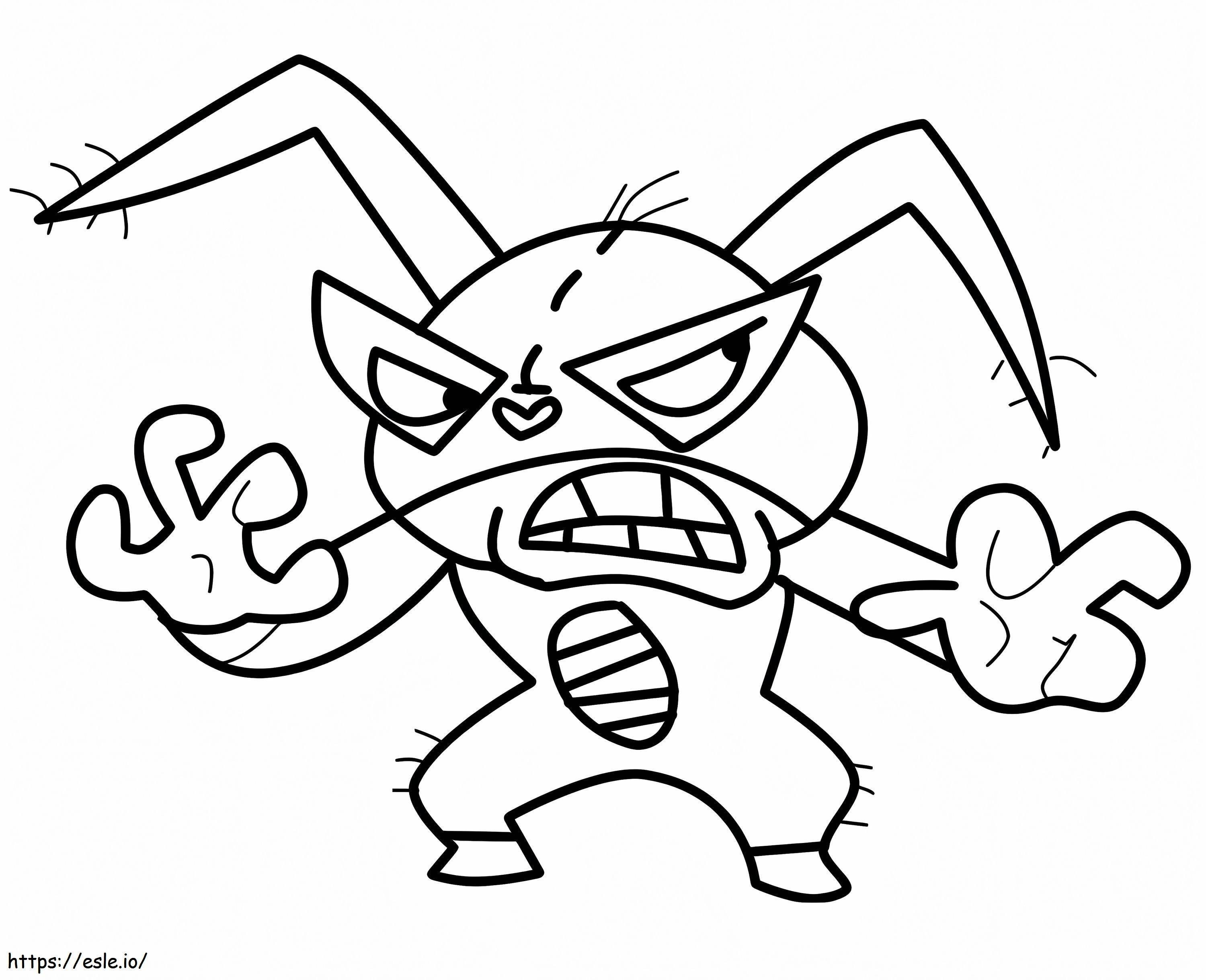 A Lot Of Fight coloring page