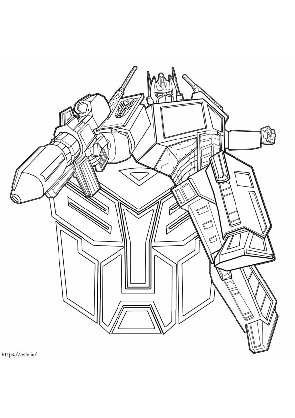 Transformers Prime coloring page