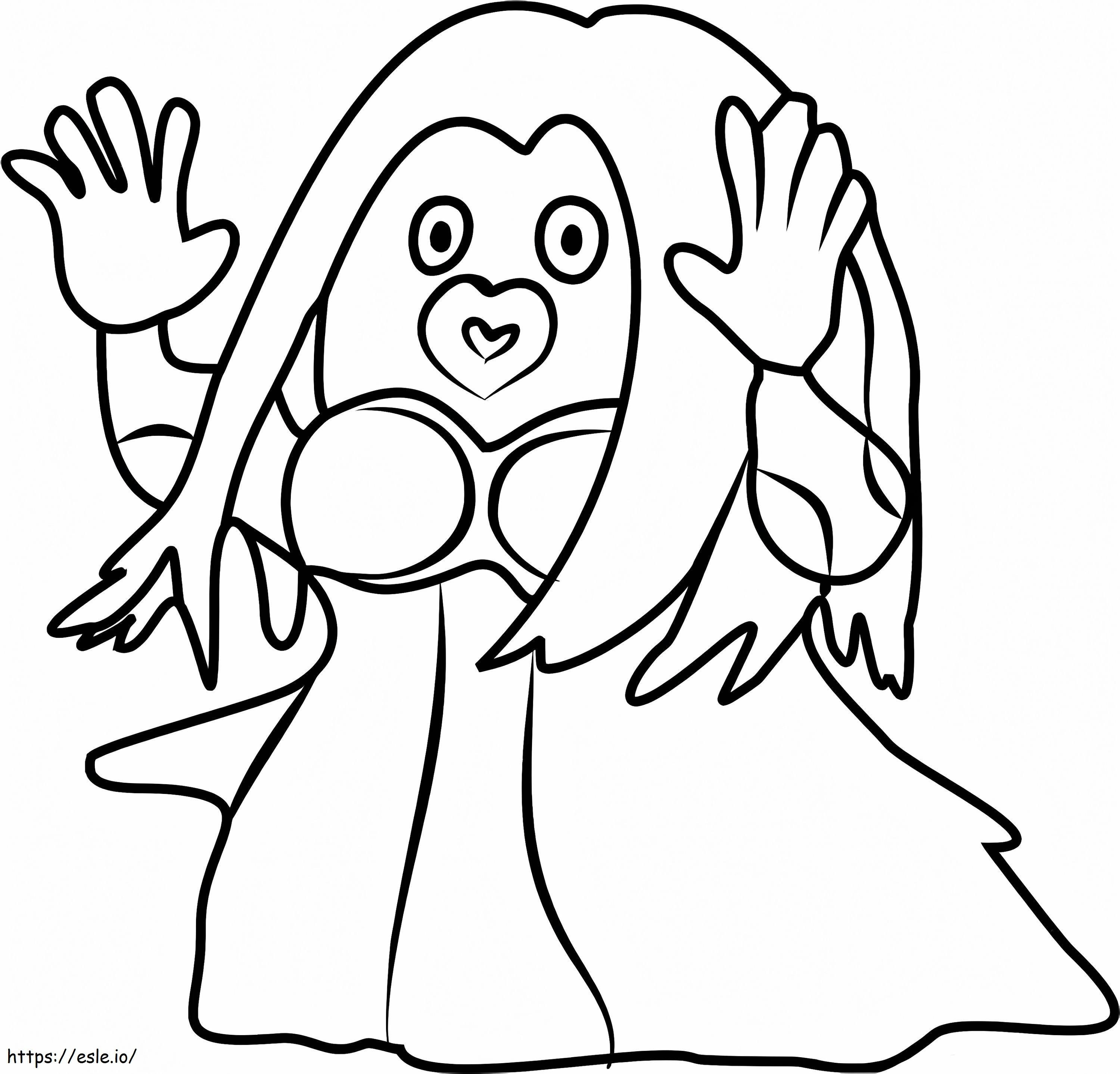 Jynx Not Pokemon coloring page