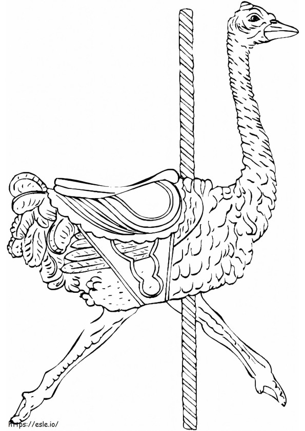 Avestruz carrossel