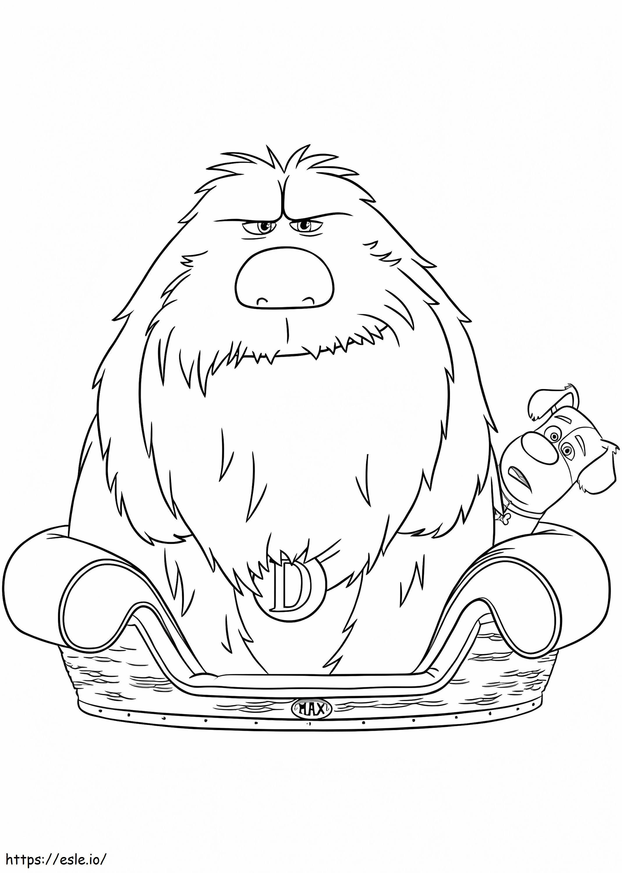 Duke With Max Lindo coloring page