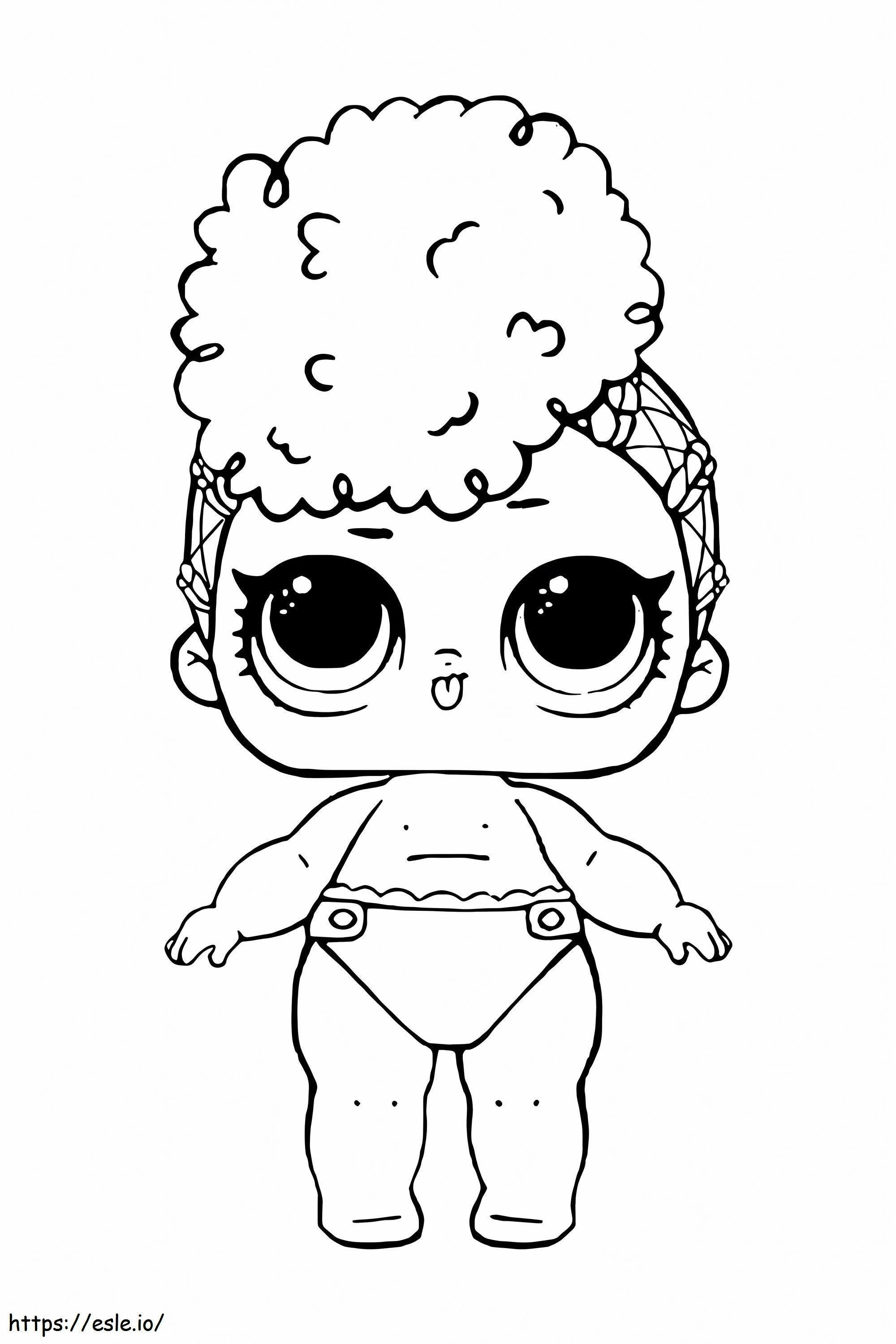 LOL Baby Independence Day coloring page