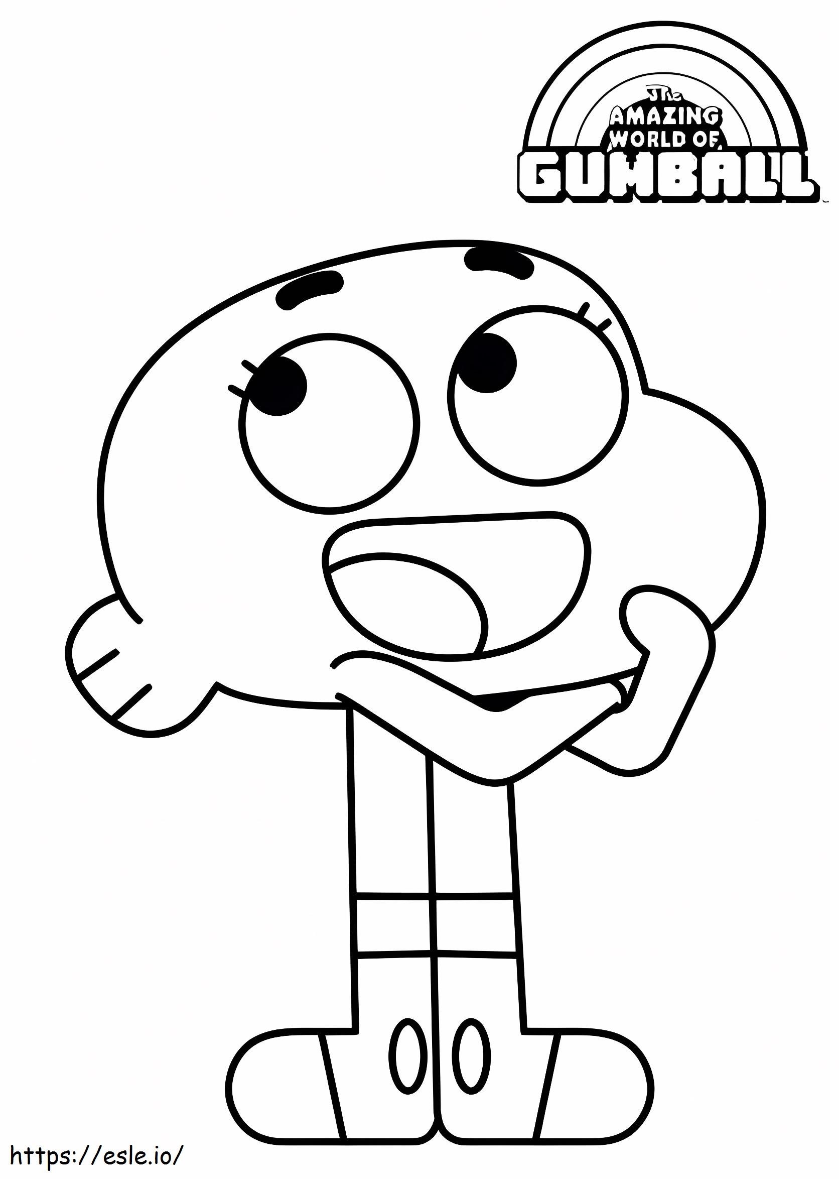 1539940229 Coloriage Gumball Neuer Pin von Lmi Kids über die fantastische Welt von Gumball Le Monde Of Coloriage Gumball ausmalbilder