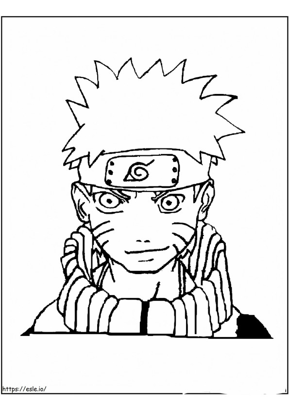Tânărul Naruto de colorat