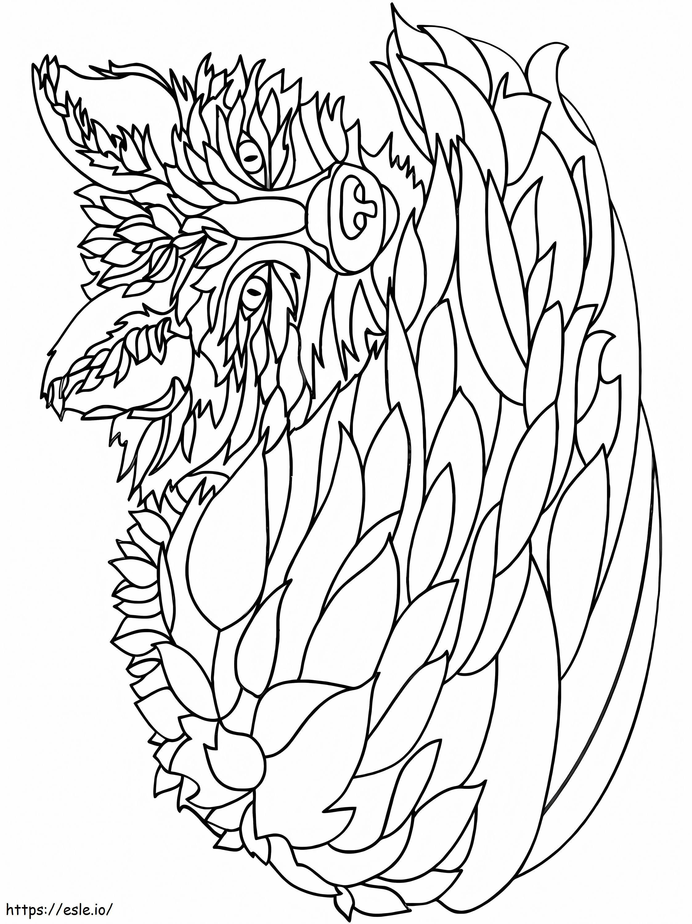 1562807418 Special Fox A4 coloring page