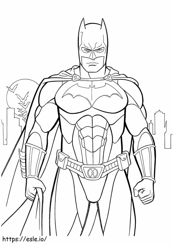 1532916873 Batman From Dc A4 coloring page