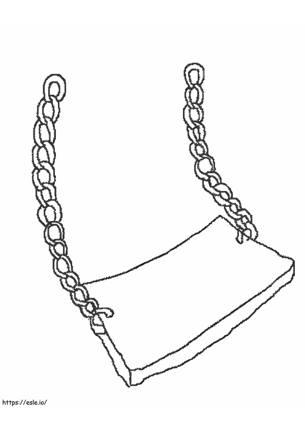 Swing Printable coloring page
