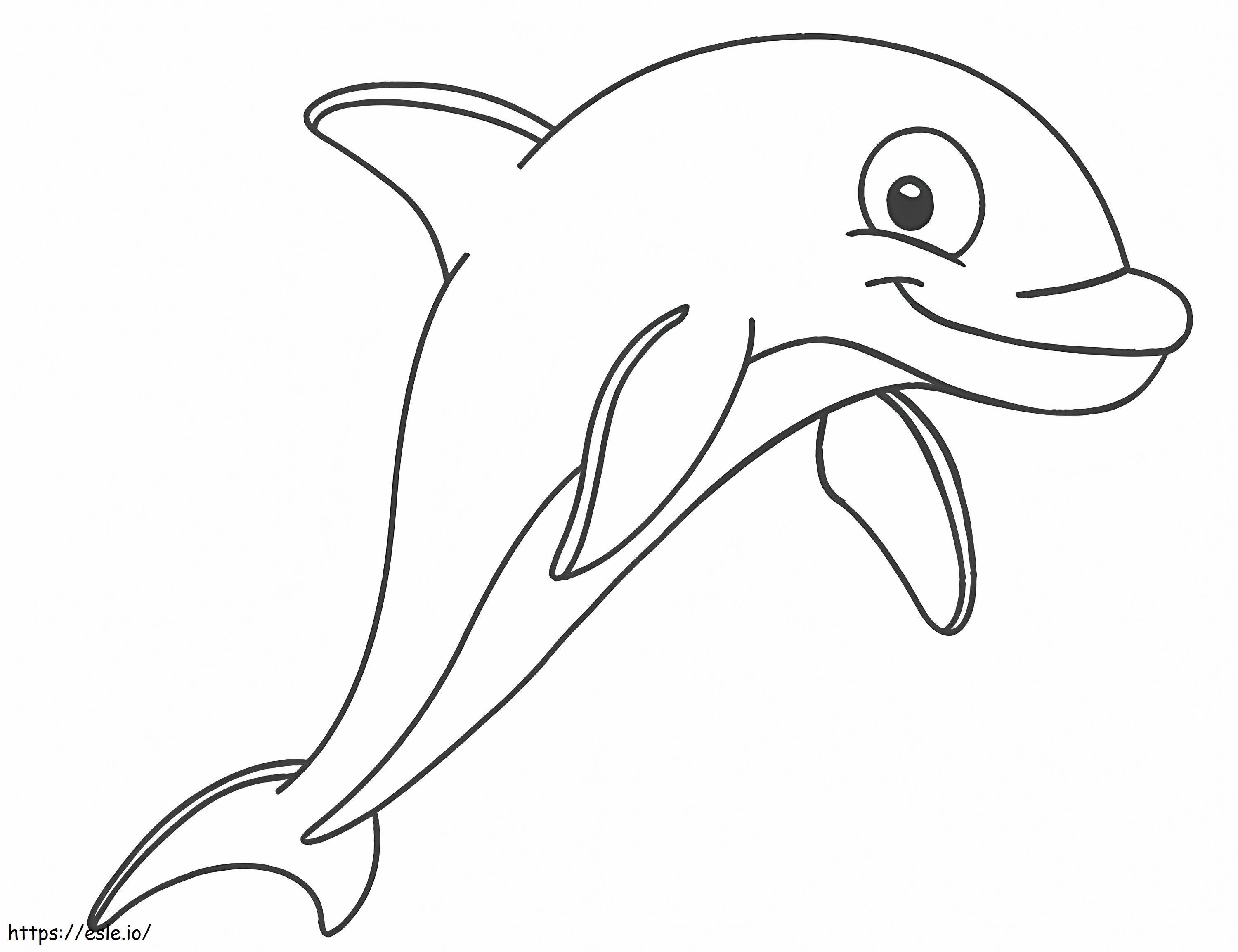 Delfines para Imprimir Gratis para colorear