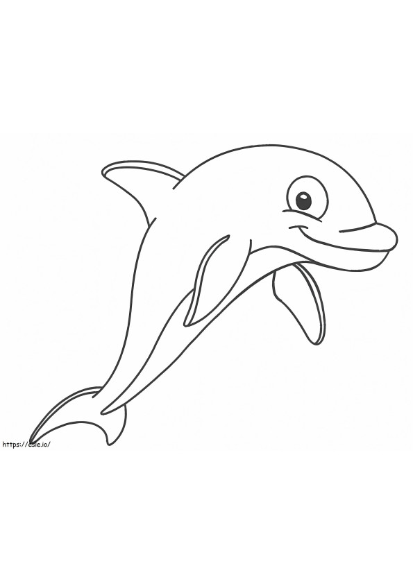 Dolphin Free Printable coloring page