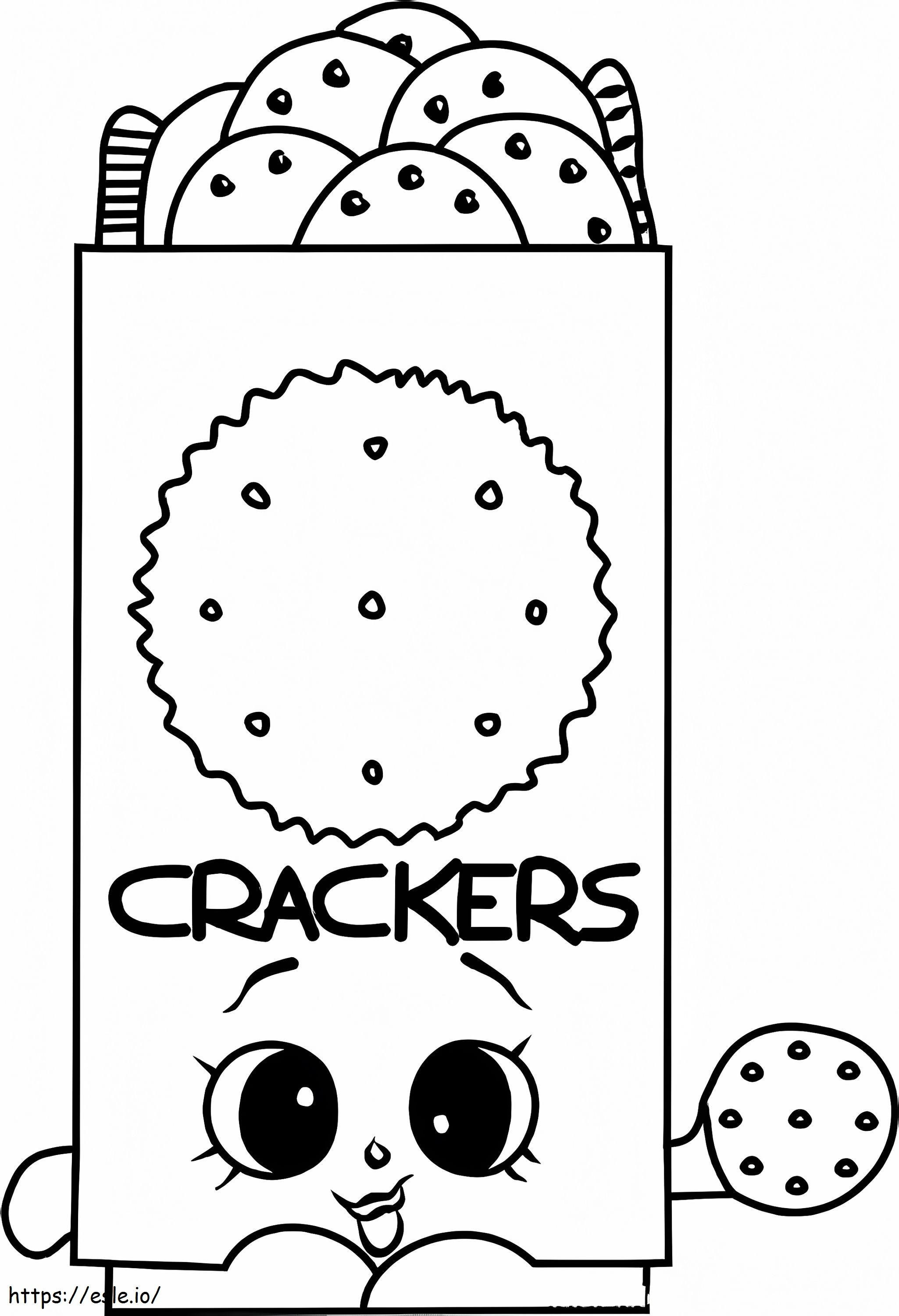 Chris P Crackers Shopkins coloring page