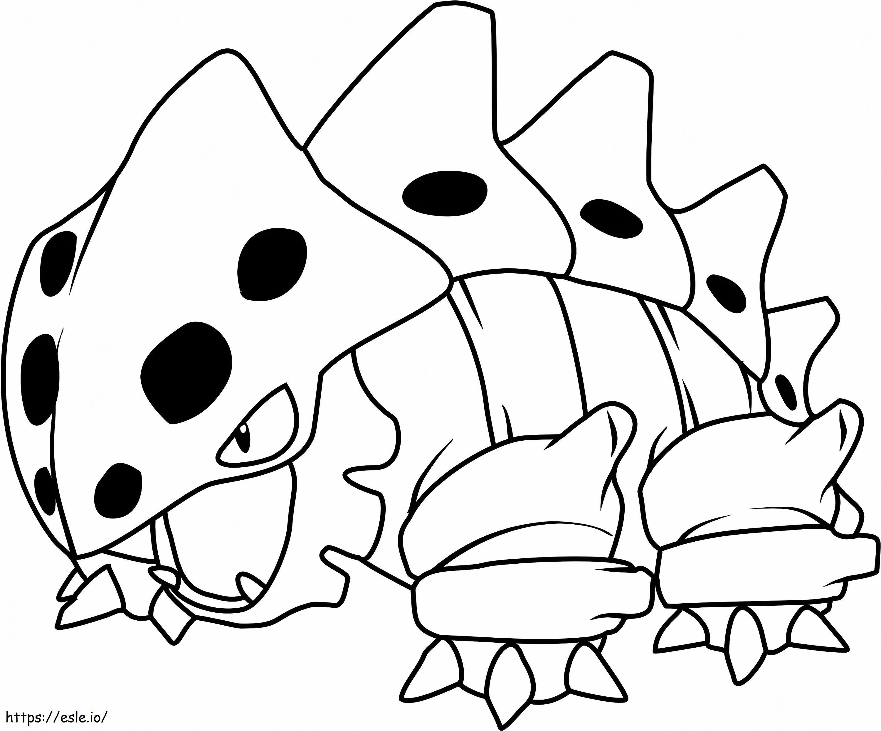 Lairon Pokemon coloring page
