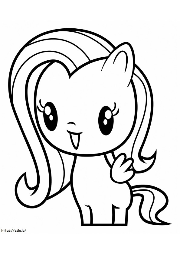 Cutie Mark Crew Fluttershy coloring page