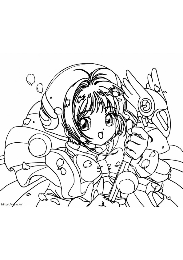 Anime Girl Eyes coloring page