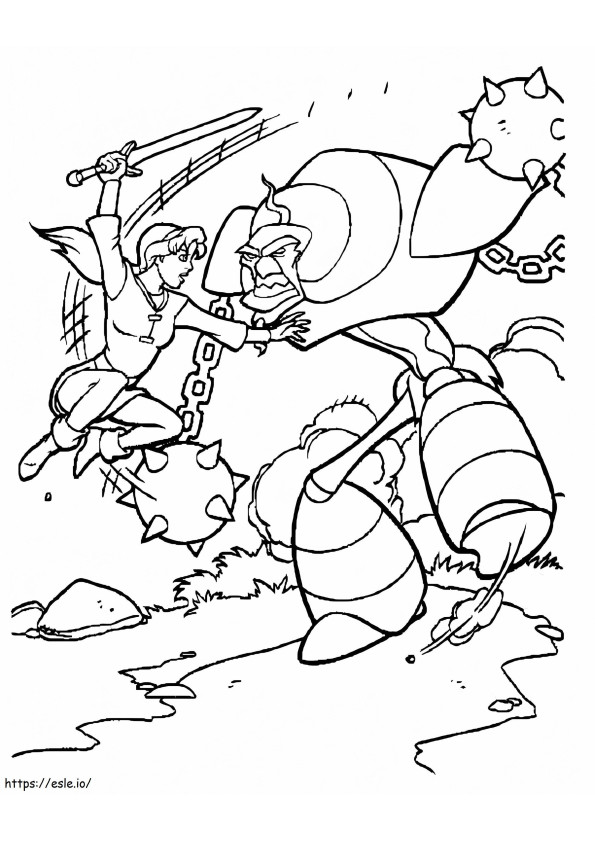 Quest For Camelot 3 coloring page