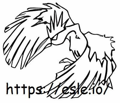 Fearow coloring page