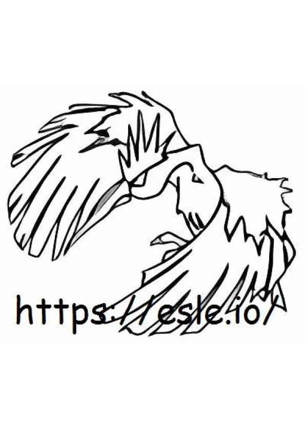 Fearow coloring page