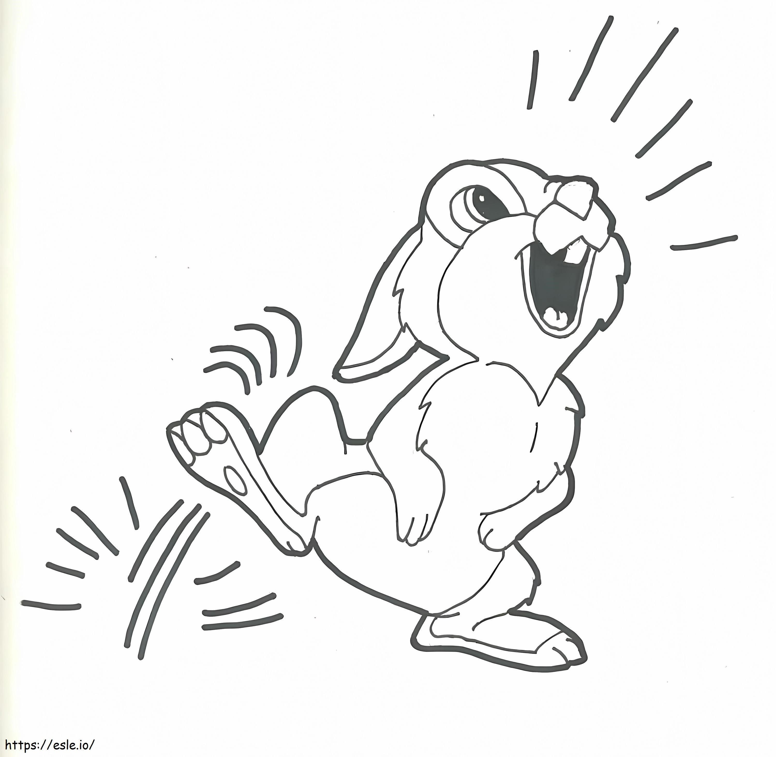 Print Thumper coloring page