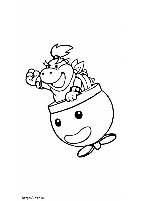 Baby Bowser Printable 3 coloring page