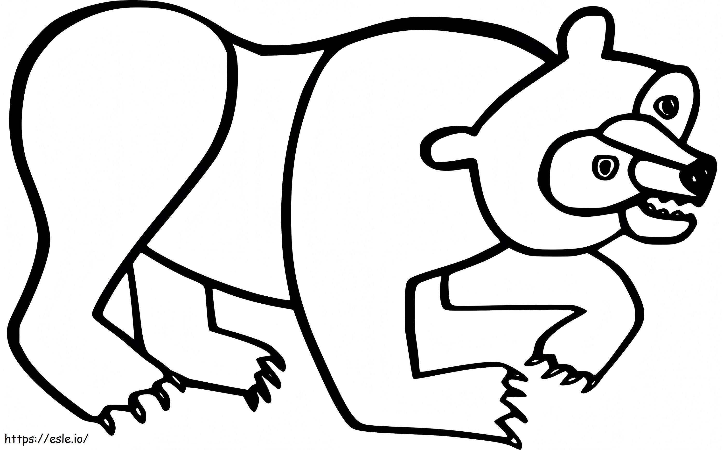 Brown Bear 15 coloring page