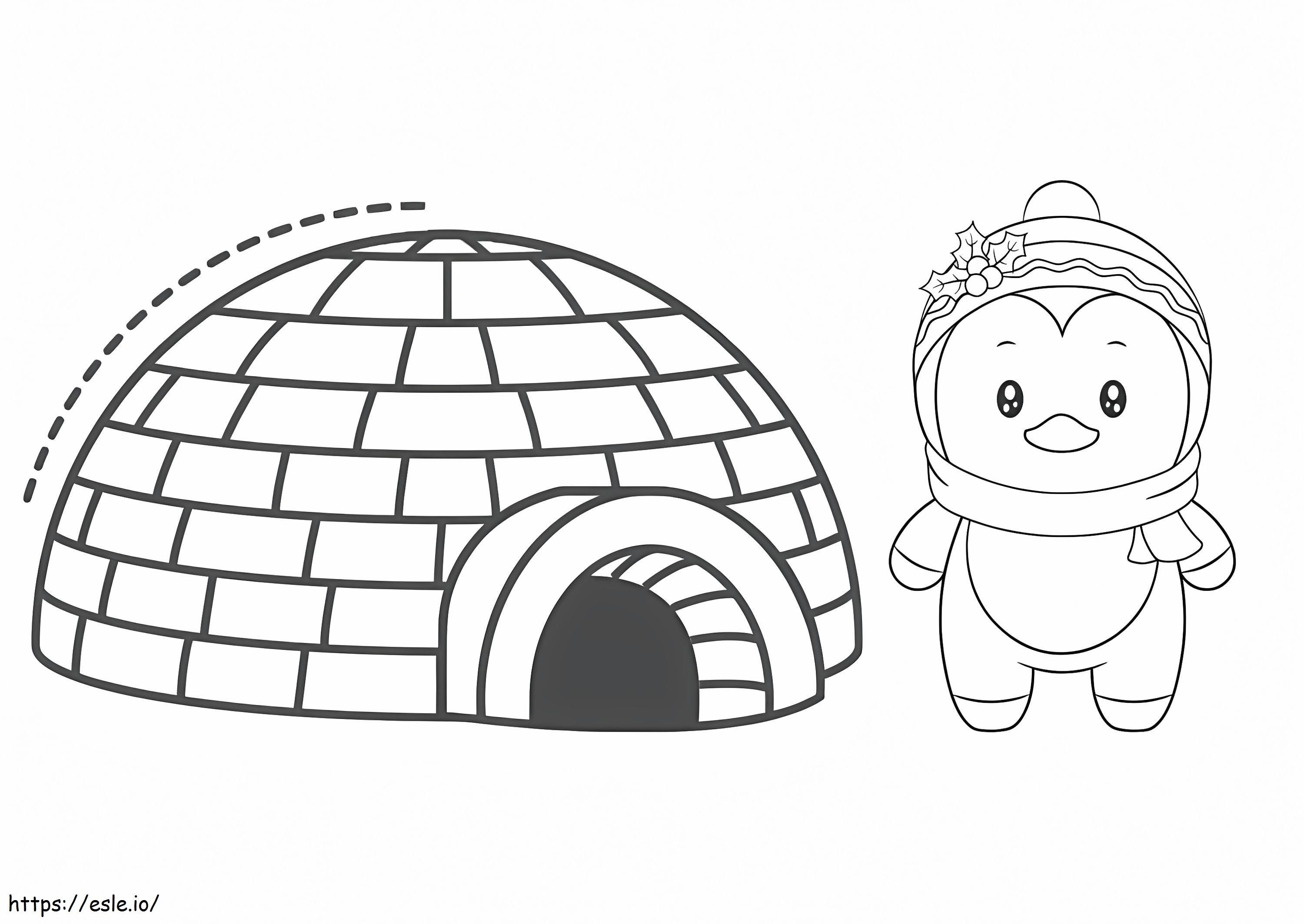 Igloo 15 coloring page