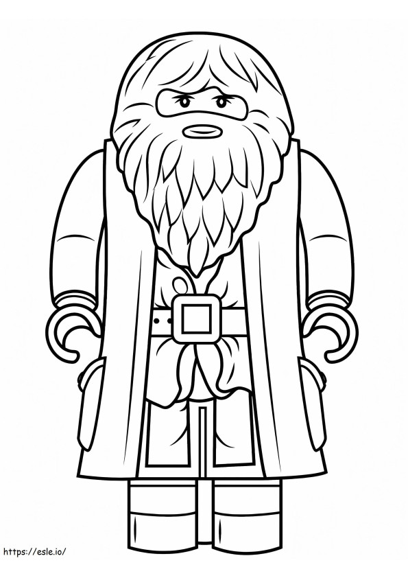 Read Red Hagrid Minifigure