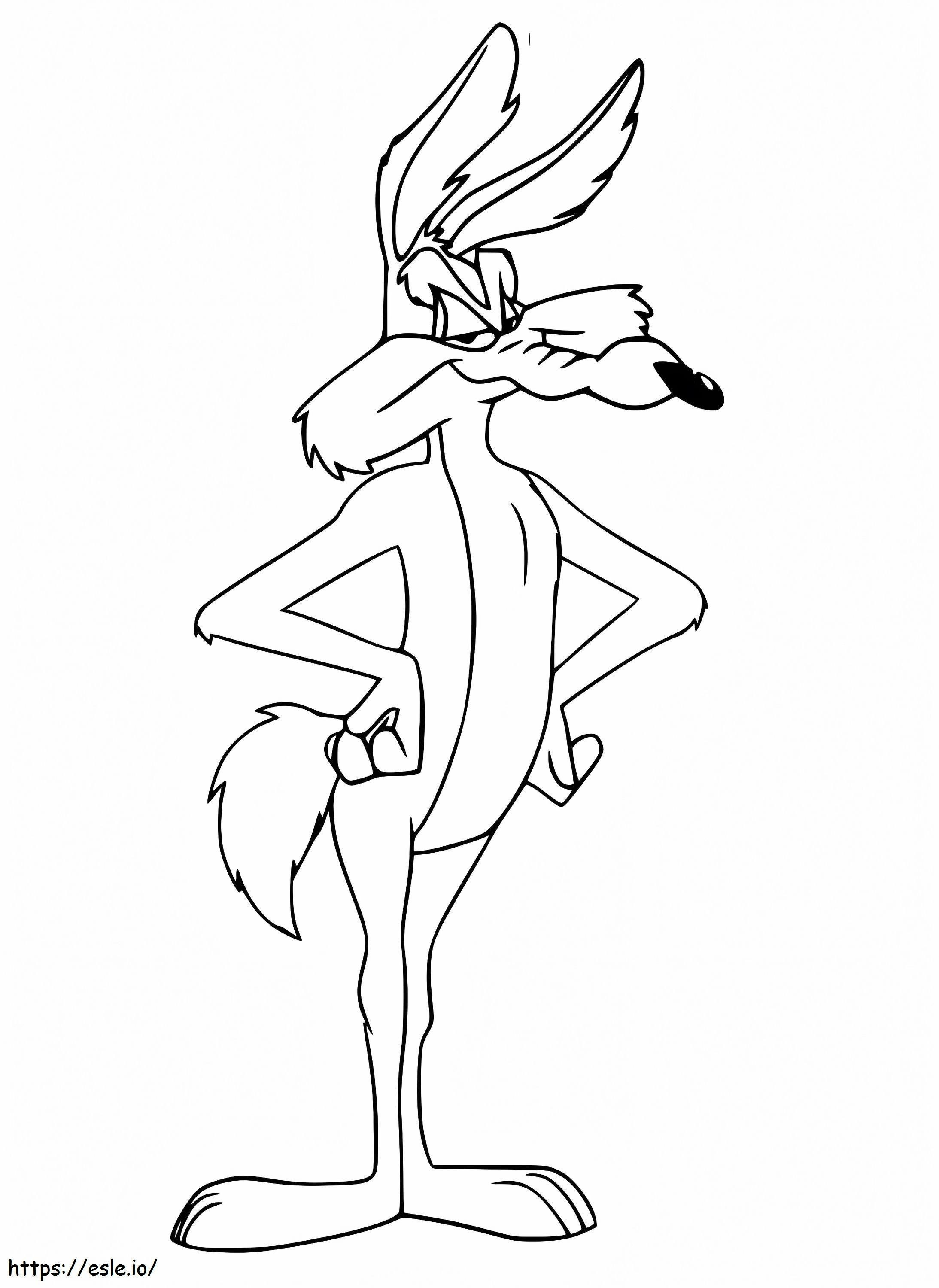 Looney Tunes Wile E Coyote värityskuva