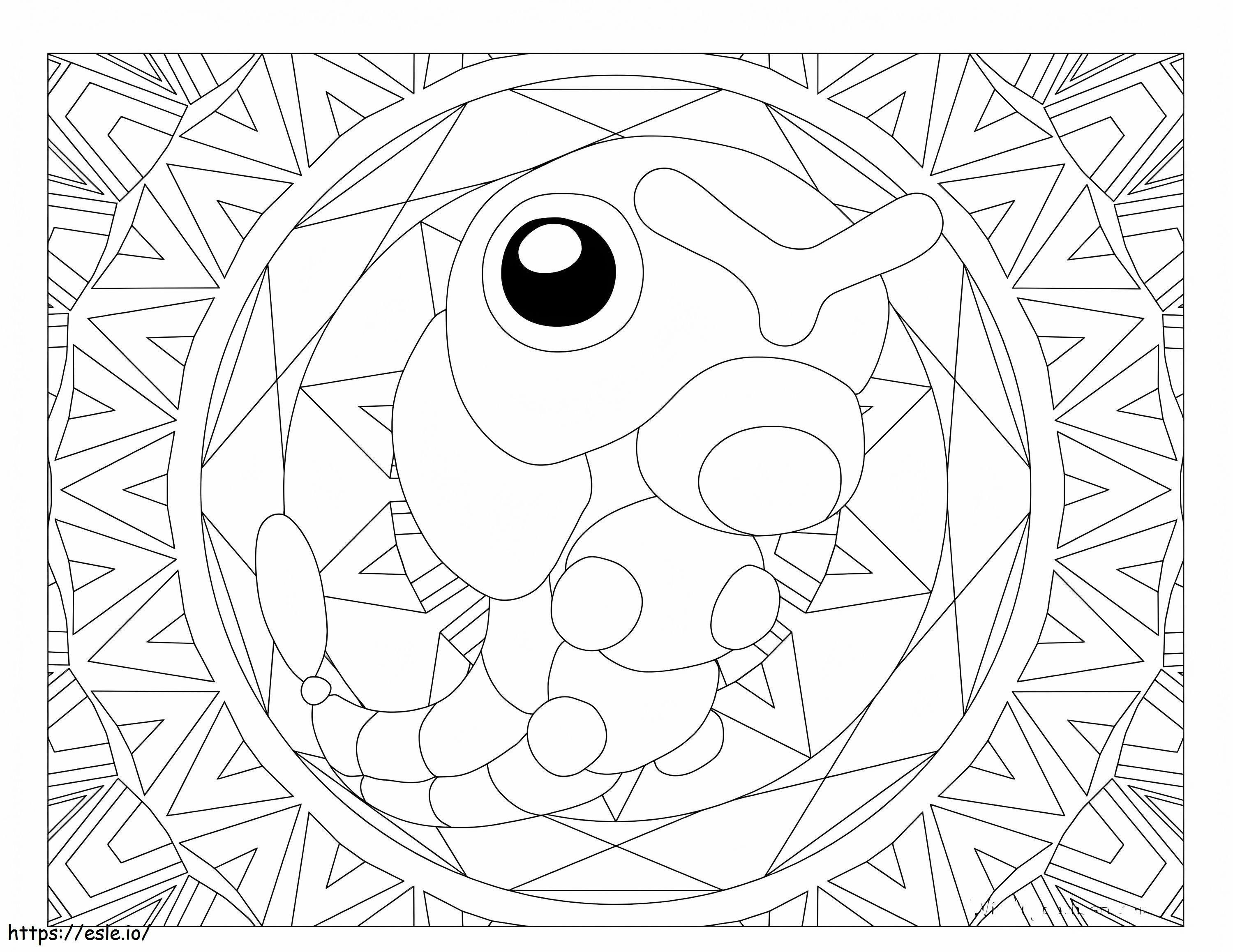 Caterpie 5 coloring page