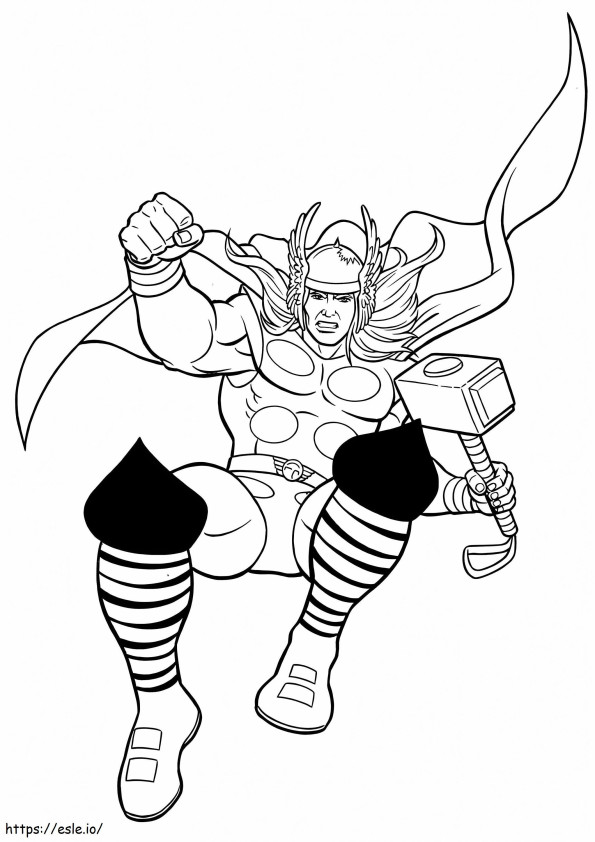 Thor Genial coloring page