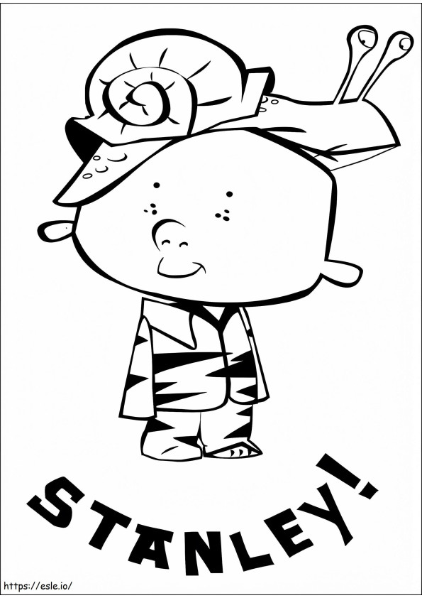 Stanley And Snail coloring page