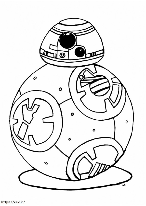 BB 8 To Color coloring page