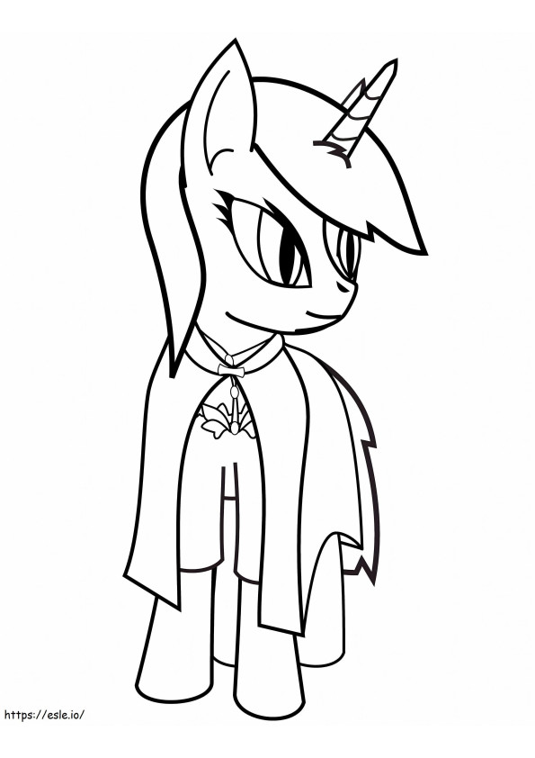 1575707291 Cute Pony Unicorn coloring page