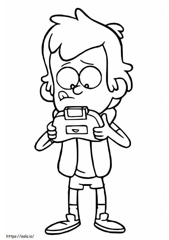 Dipper Games coloring page