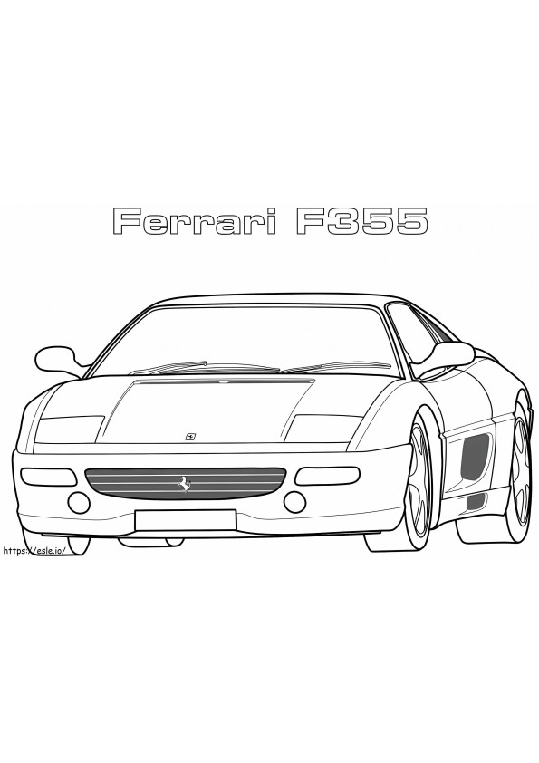 1560418138 Ferrari F355 A4 para colorir