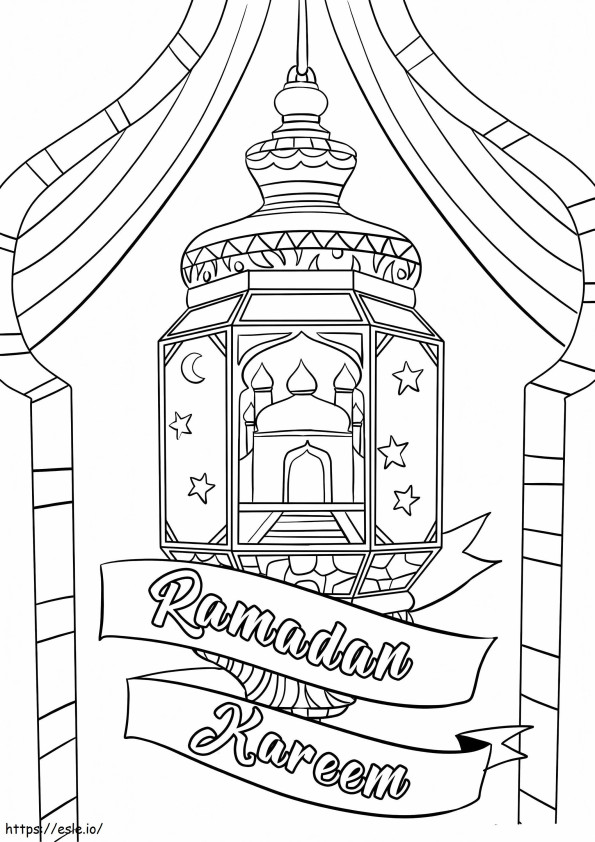 Coloriage Ramadan 7 à imprimer dessin