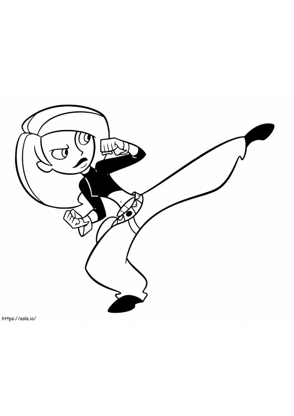 1553301468 Kim Possible Coloring2 coloring page