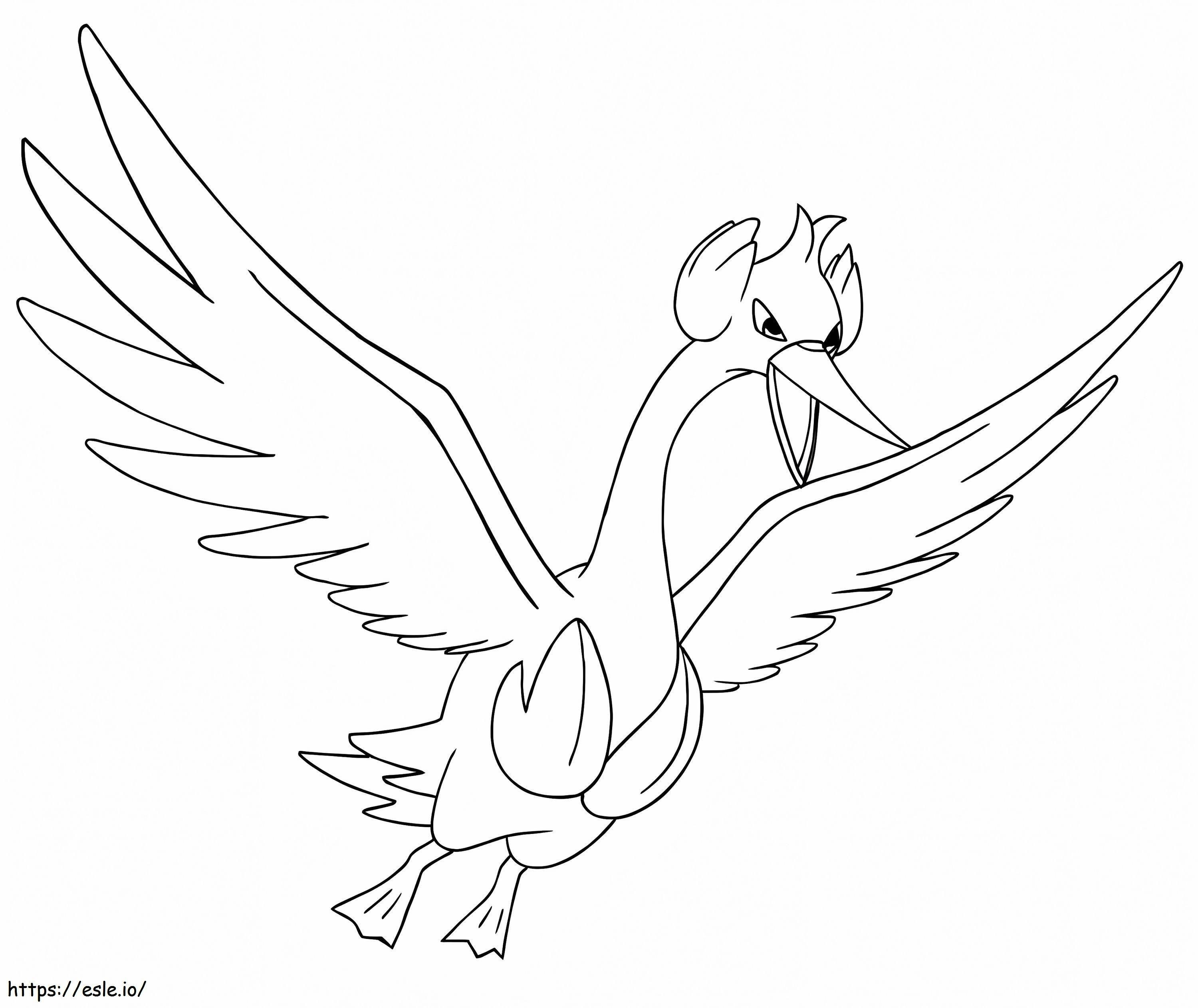 Pokémon Swanna da colorare