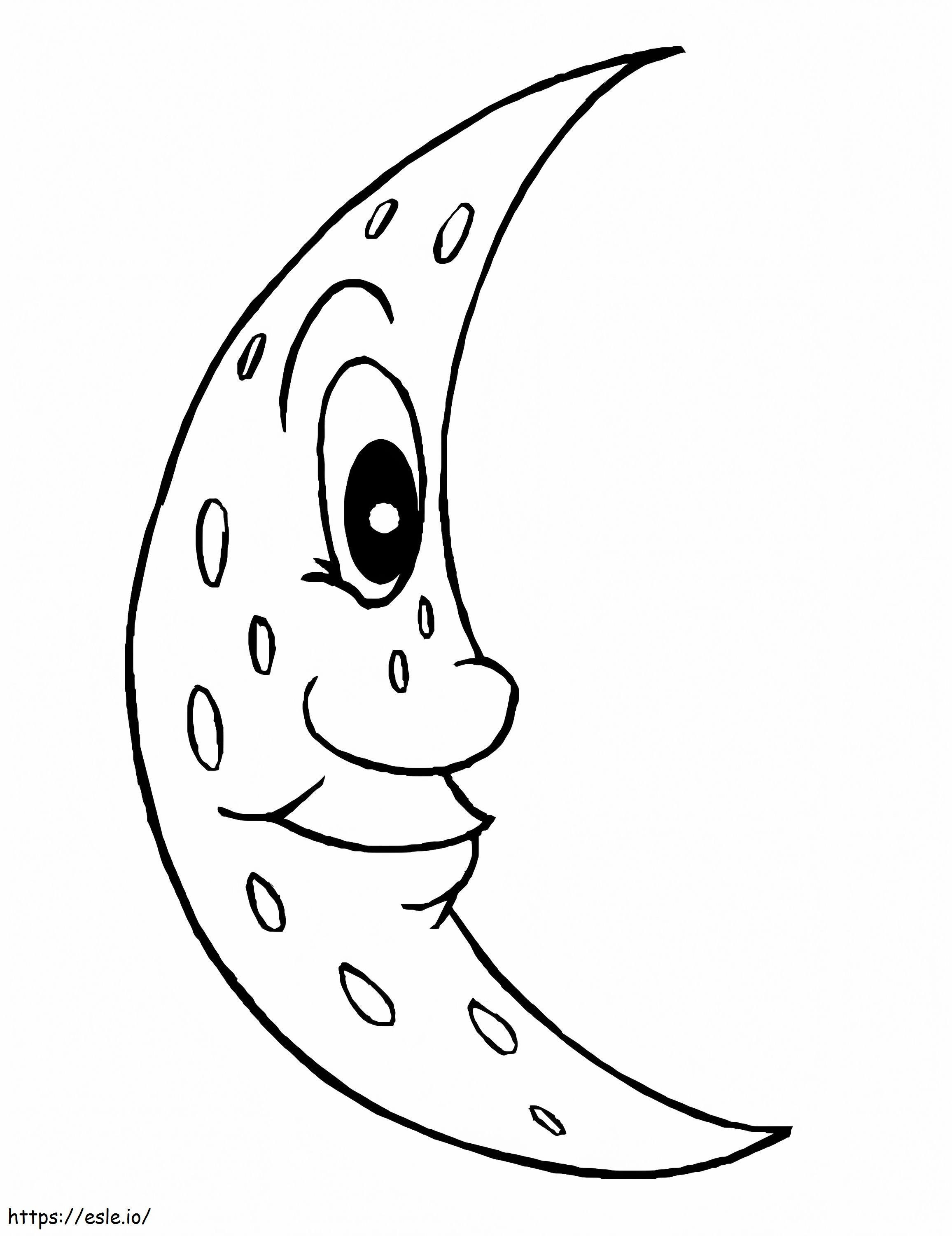 Moon Like Cheese coloring page