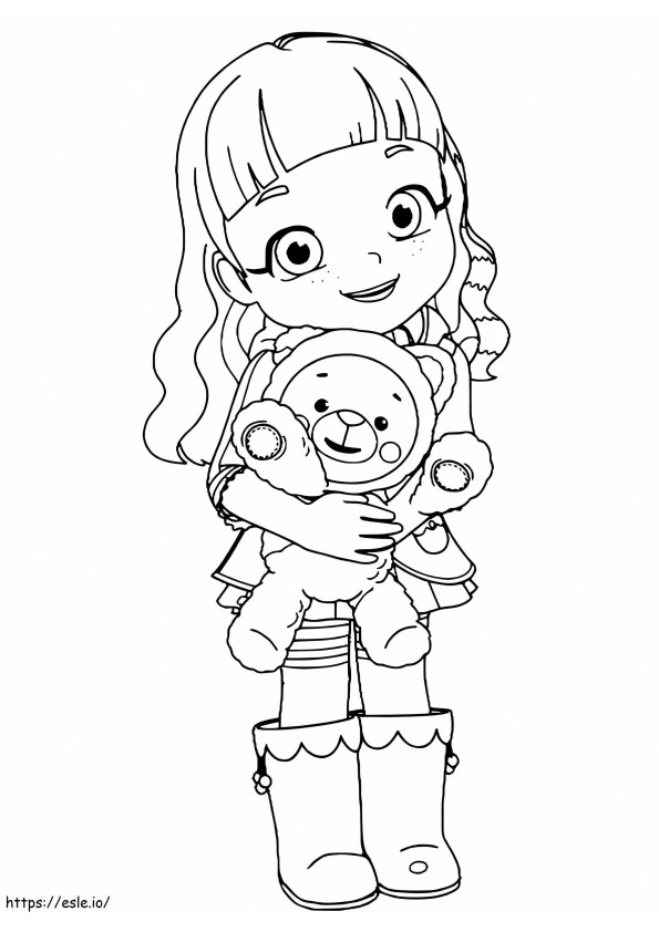 Ruby From Rainbow Ruby coloring page